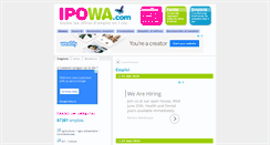 Desktop Screenshot of ipowa.com